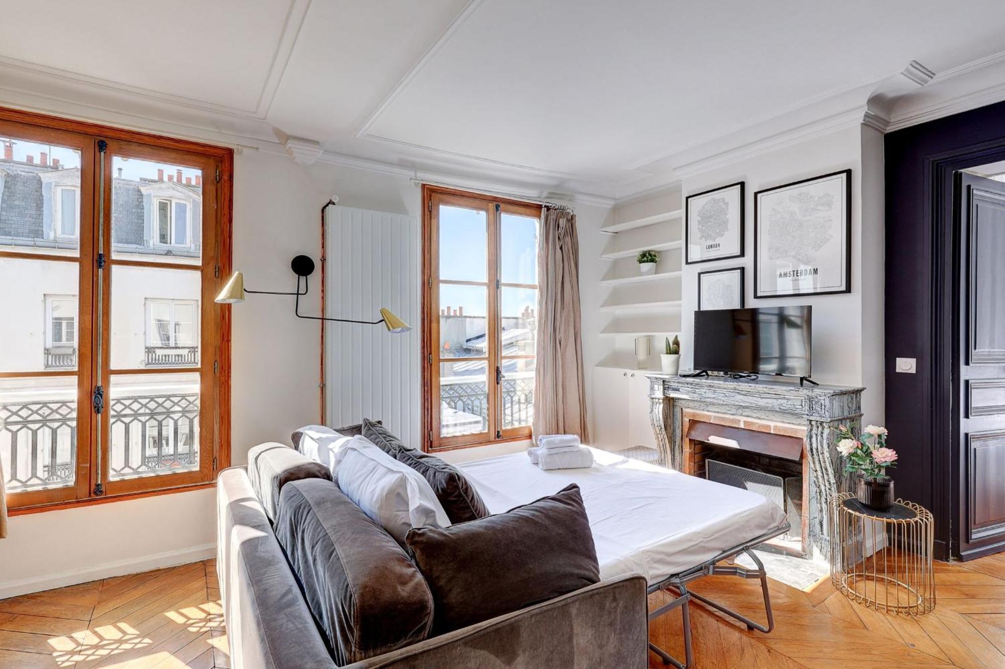 Marais - 1Br Lägenhet Paris Exteriör bild