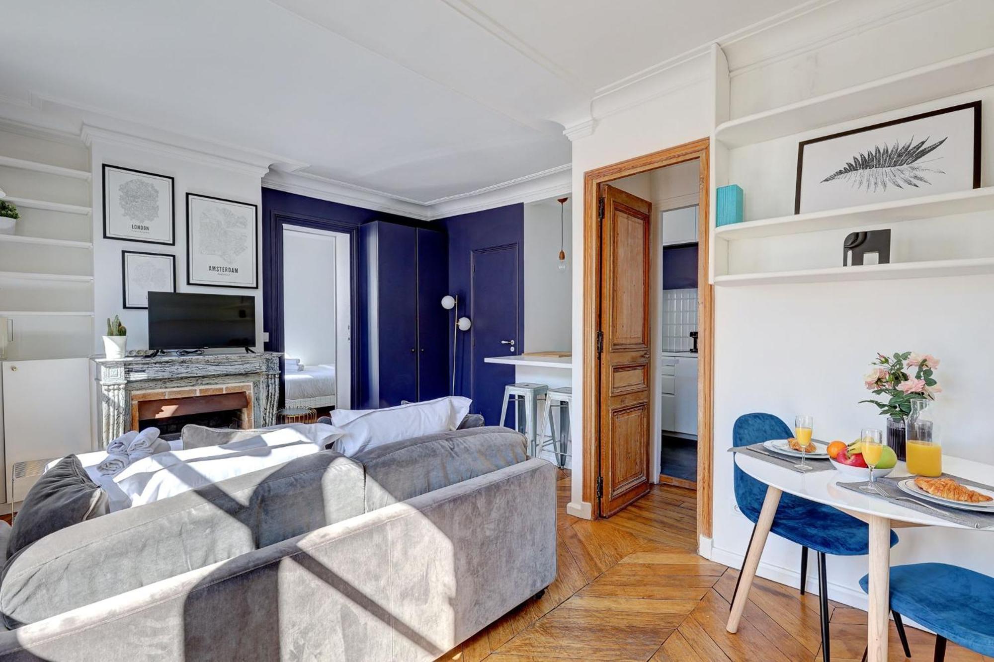 Marais - 1Br Lägenhet Paris Exteriör bild