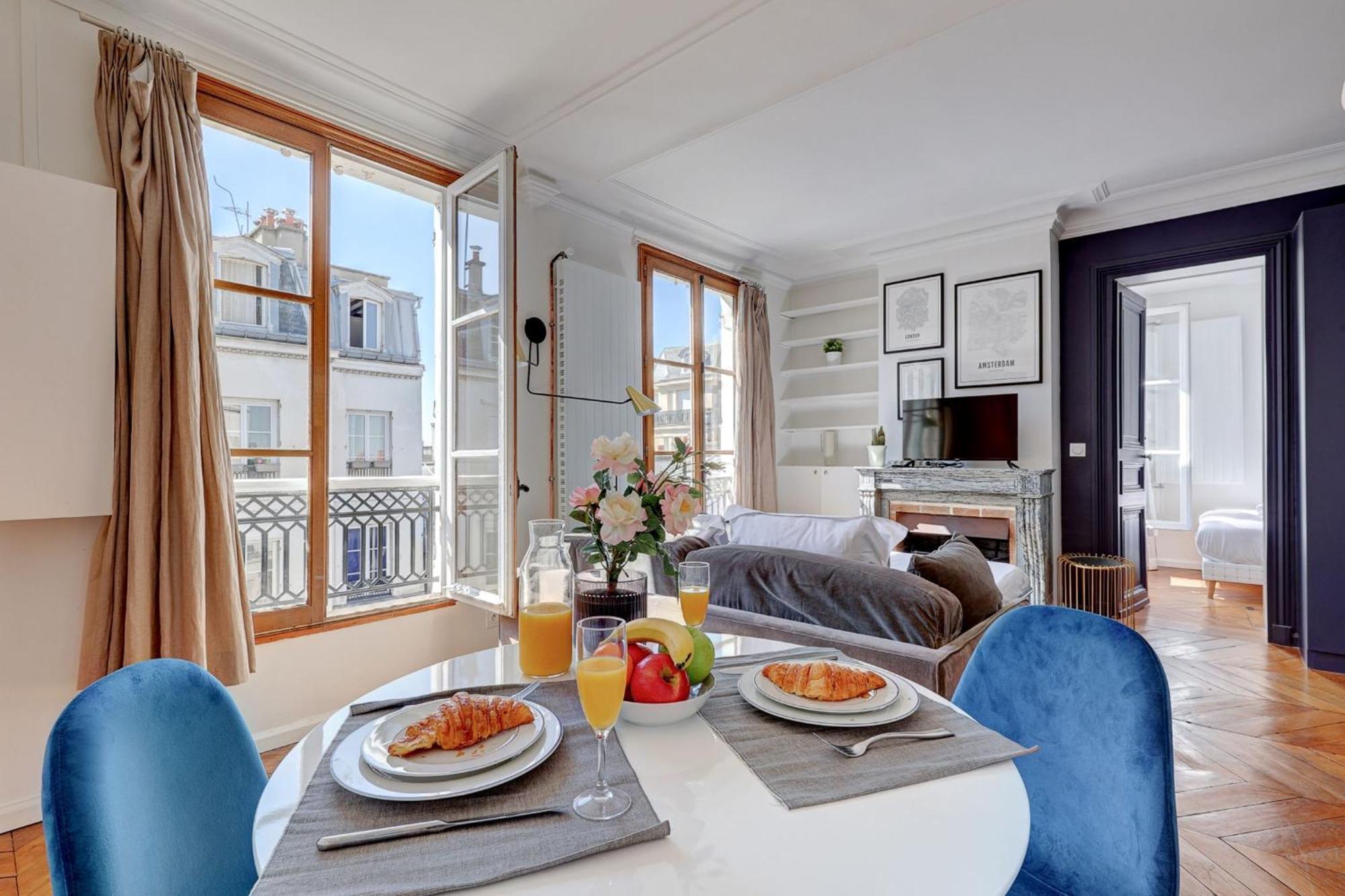 Marais - 1Br Lägenhet Paris Exteriör bild